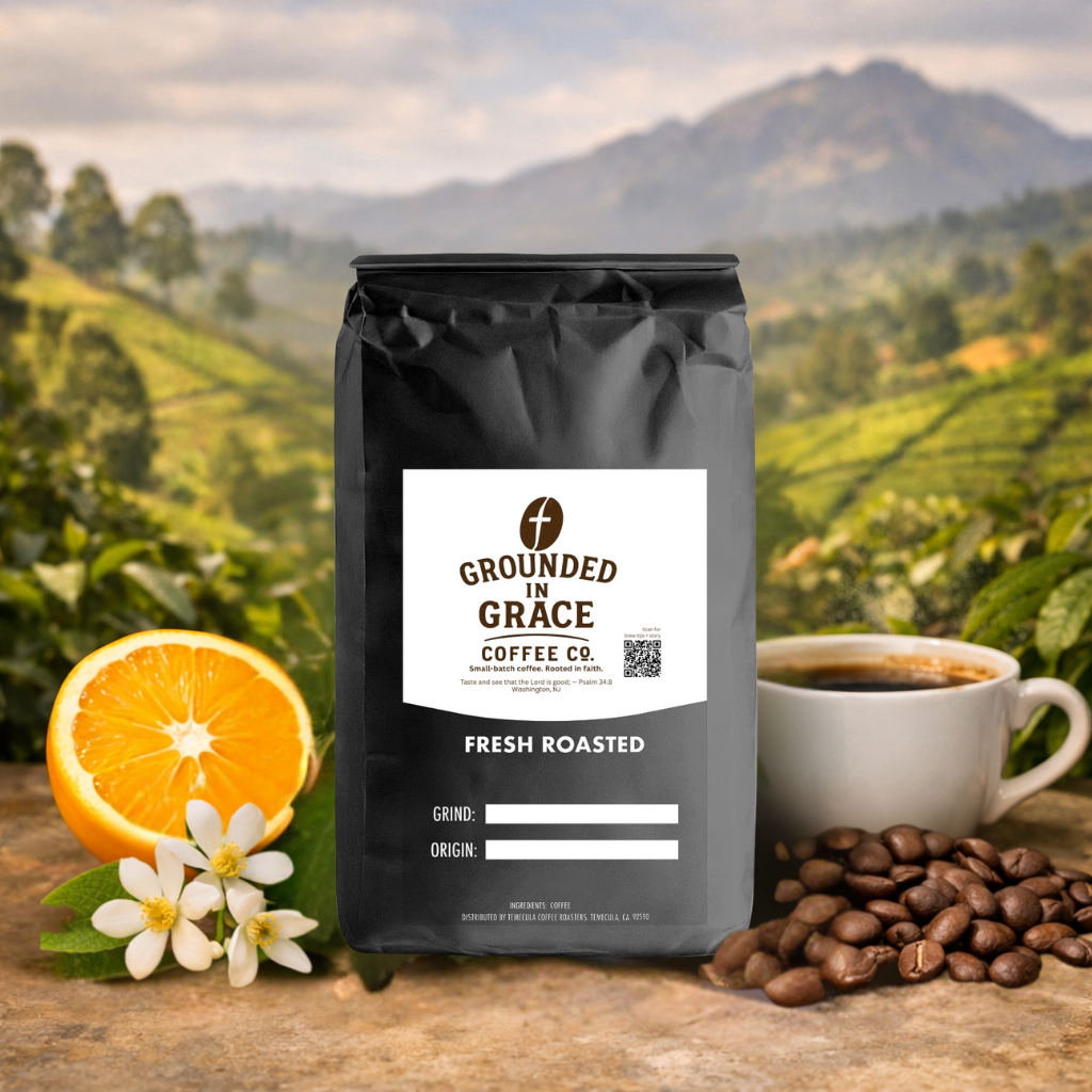 Kenya single origin coffee by Grounded in Grace Coffee Co specialty African coffee beans with bright fruit notes